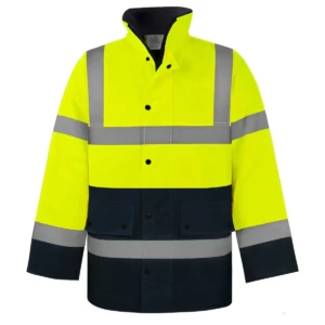 Fluorescent green reflective working cloth