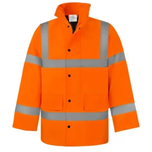 Orange reflective working cloth