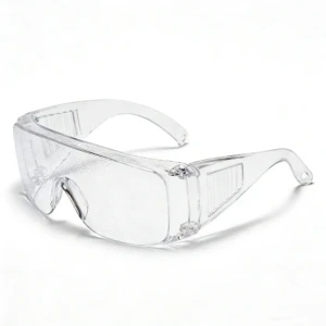 Transparent safety glasses